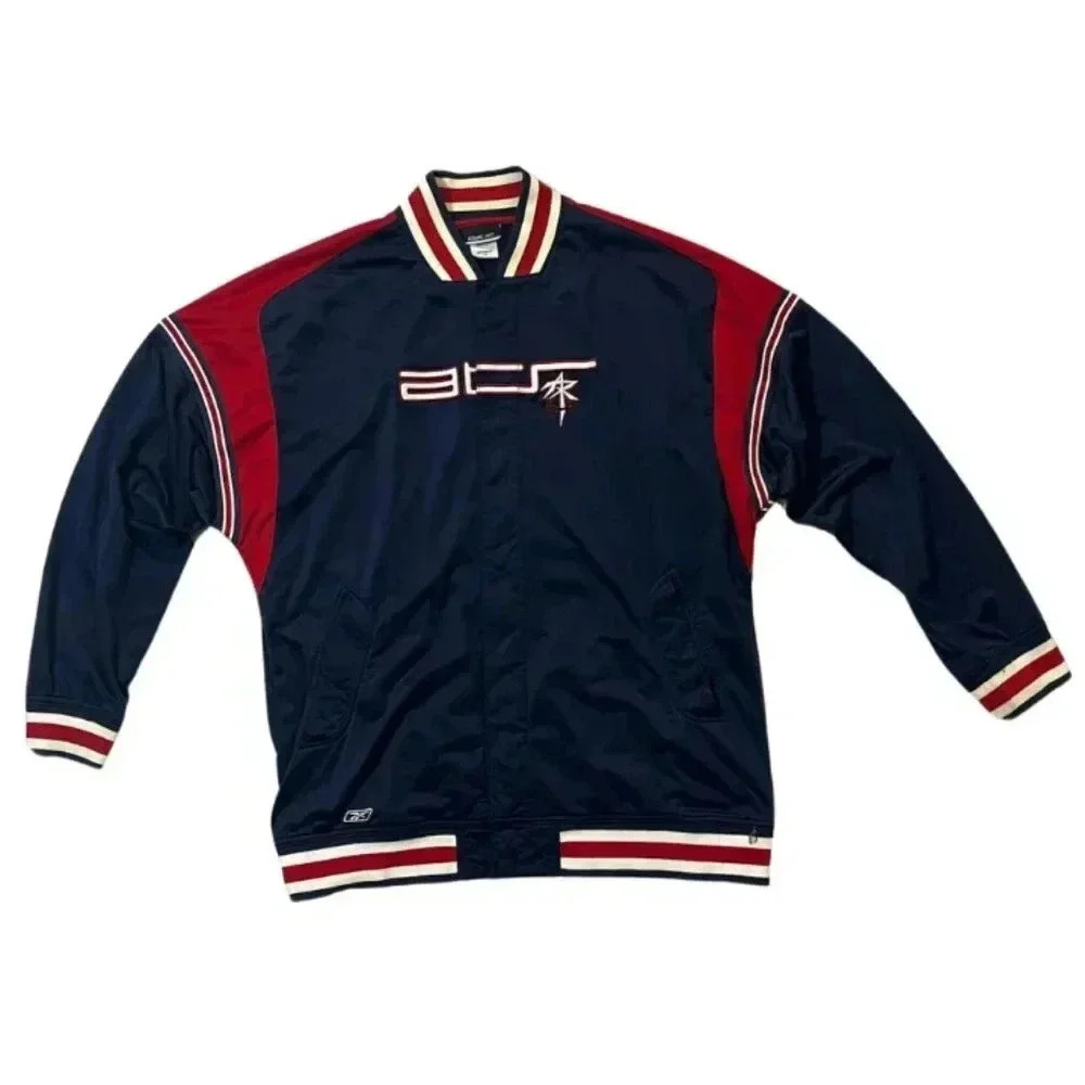 Vintage Reebok 90s ATR Above The Rim Iverson Hip Hop Basketball Warm-Up Jacket L